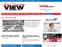 Tablet Screenshot of flinttownshipview.mihomepaper.com