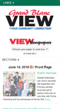 Mobile Screenshot of grandblancview.mihomepaper.com